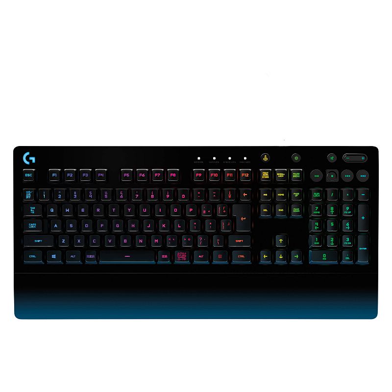 Logitech - Prodigy G213 Full-size Wired Membrane Gaming Keyboard with RGB Backlighting - Black